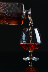 Obraz na płótnie Canvas Snifter with brandy