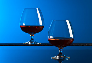 Snifter with brandy