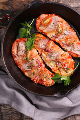 pizza eggplant