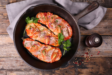 pizza eggplant