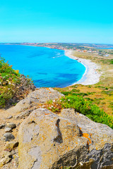 San Giovanni coastline in Sardinia