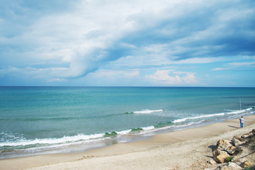 rocks and sand in Sardinia