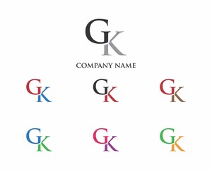 GK Letter Logo
