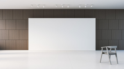 Studio The Works of Arts and Gallery / 3D render image
