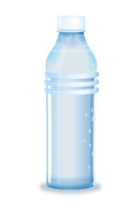 Wasserflasche aus Plastik