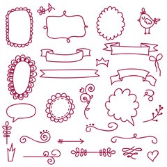 Cute vintage frames set