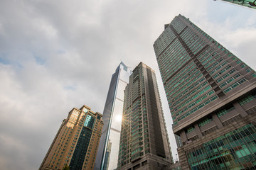 Fototapeta na wymiar business buildings -Chongqing, China