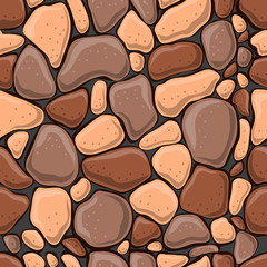 Seamless pattern with decorative stones-2