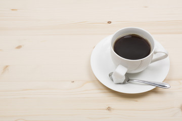 コーヒーと砂糖