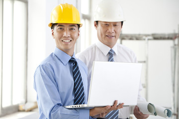 Two colleagues working together