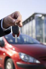 Keys to a new car