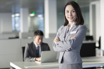 Fototapeta premium Portrait of young businesswoman