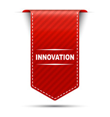 red vector banner design innovation