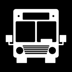 Bus icon. Vector illustration