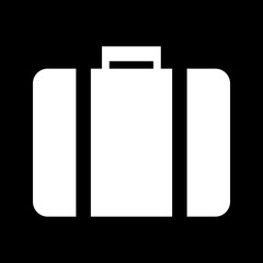Riefcase black and white icon