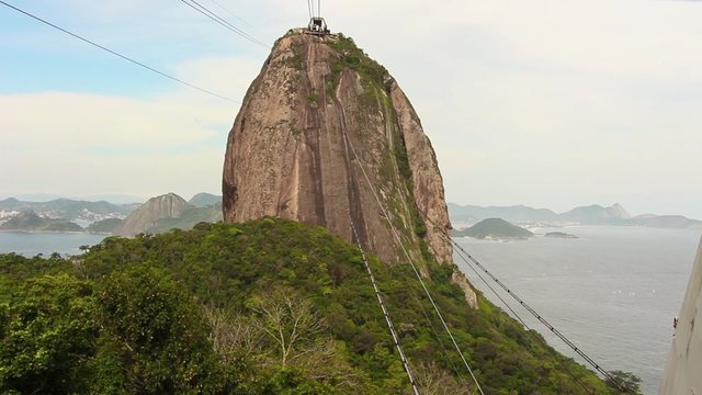 Sugar Loaf Pao De Açucar, Rio de Janeiro - 1080p. Famous Sugar Loaf / Pao de Açucar mountain, Rio de Janeiro Brazil - Full HD
