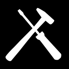 White tool icon