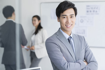 Portrait of young businessman