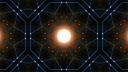 Abstract background mandala pattern