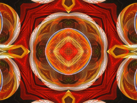 Abstract background mandala pattern