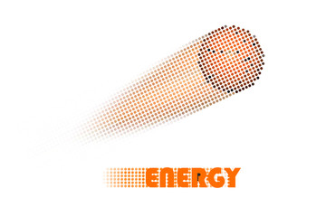 concise visual display ideas of dynamic move, in vector