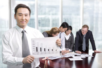 Businesspeople in a meeting