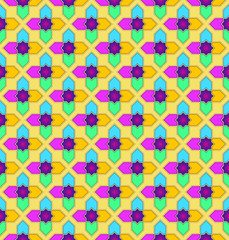 Islamic Star Seamless Pattern Vol 2.
Elegant background for cards, invitations, wallpaper, poster etc. Vector Illustration