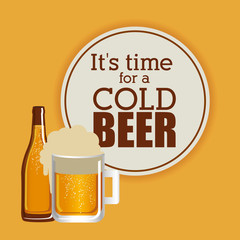 cold beer design 