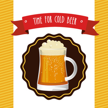 cold beer design 