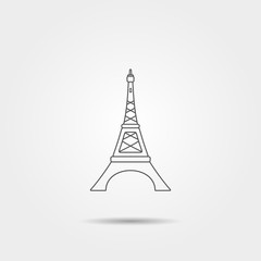 Eiffel tower icon