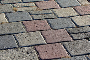 Abstract background from multicolor cobblestones