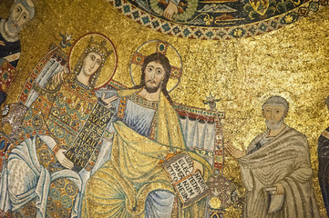Fototapeta premium iglesia Santa Maria de trastevere