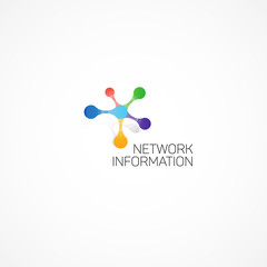 Network Information. Abstract illustration on the theme of information.