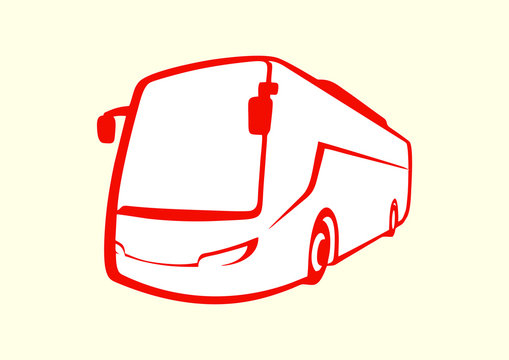 illustration bus transportations speed