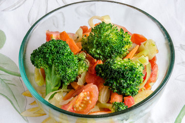 Close-up of healthy breakfast