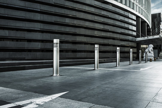 Exterior of office building