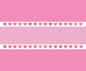 pink background with hearts