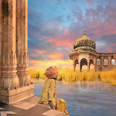 Sadhu on the Ganges.