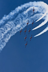 synchronized flight demonstration