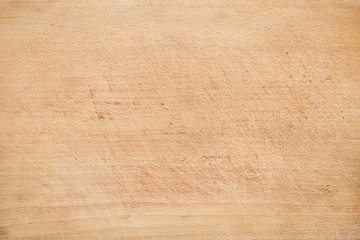 Close up of a wooden chopping board