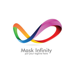 Mask Infinity logo icon