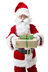 Santa Claus with Christmas gifts