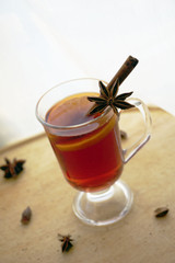 кружка горячего глинтвейна