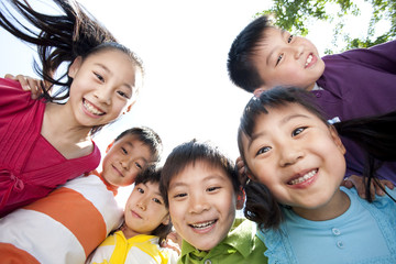 Picture of Children from Below