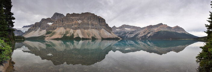Reflection at the Rendez-vous, Rockies, Canada - obrazy, fototapety, plakaty