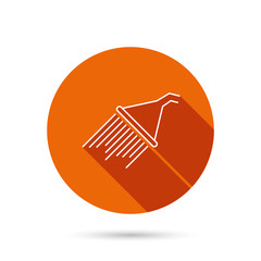 Shower icon. Washing equipment sign.