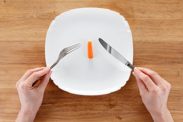 Concept of dieting, healthy eating