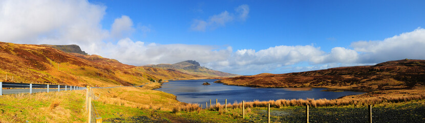 Isle of Skye with the view on the Old Man of Storr