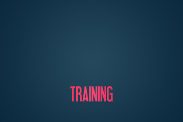 Training - Illustration copy space - Text Graphic - Modern Business Design