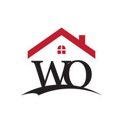 innitial letter logo with roof and window